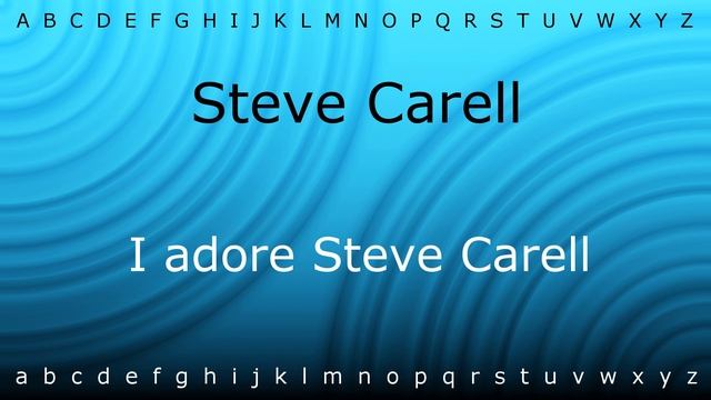 Here I will teach you how to pronounce 'Steve Carell' with Zira.mp4 смотреть онлайн