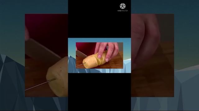 DIY Potato Spiral Cutter String Rotate Potato Chips Tower Slicer Manual Twisted Potato Cutter смотреть онлайн