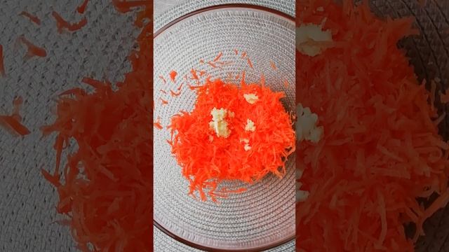 БЫСТРО И ВКУСНО! #салат из моркови #еда #рецепт смотреть онлайн