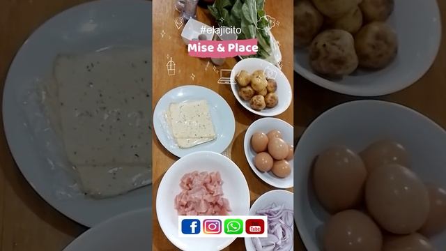 Mise & Place 🍜 Spain tortilla #elajicito смотреть онлайн