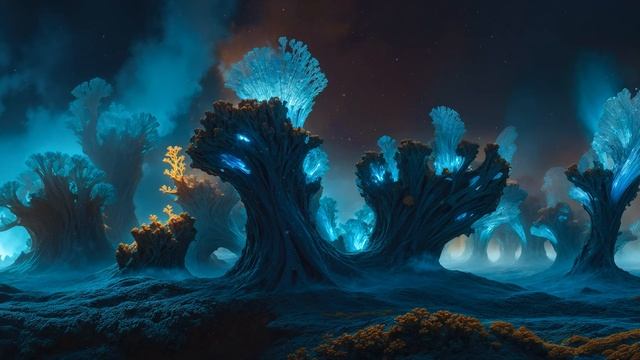 ОТТЕНКИ ДАЛЕКОГО ЭХО - Эмбиент в глубоком космосе и захватывающие визуальные эффекты смотреть онлайн