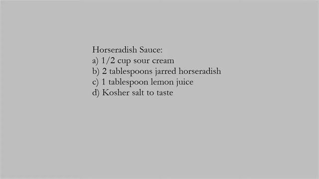 Mustard Garlic Crust in Roast Beef and Horseradish Sauce смотреть онлайн