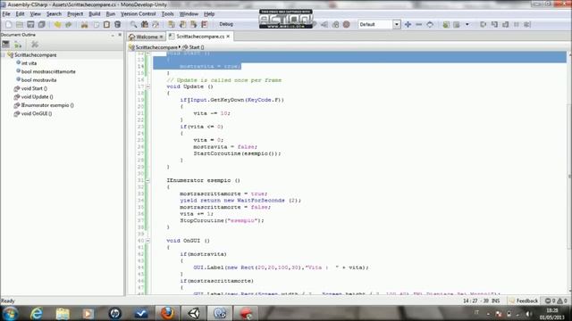 [Unity] GUI che scompare dopo 2 secondi by unity4ditalia смотреть онлайн