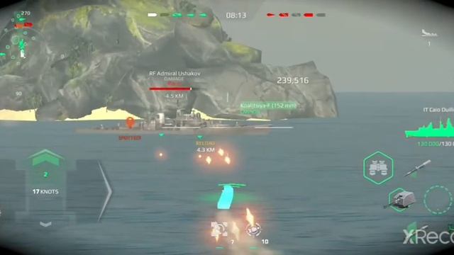 it caio duilio t3 gameplay with music - modern warship смотреть онлайн