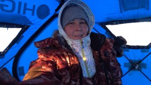 Наловила мешок рыбы