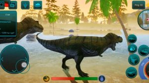 симулятор динозавры онлайн играл за рексом