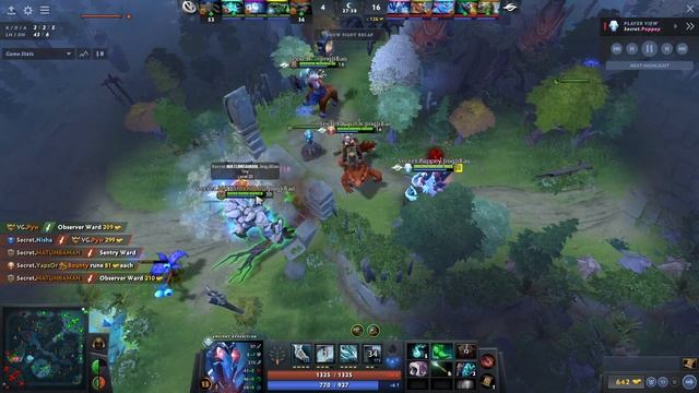 Puppey - Ancient Apparition | Team Secret vs Vici Gaming (game 1) BO2 | The International 2021 смотреть онлайн