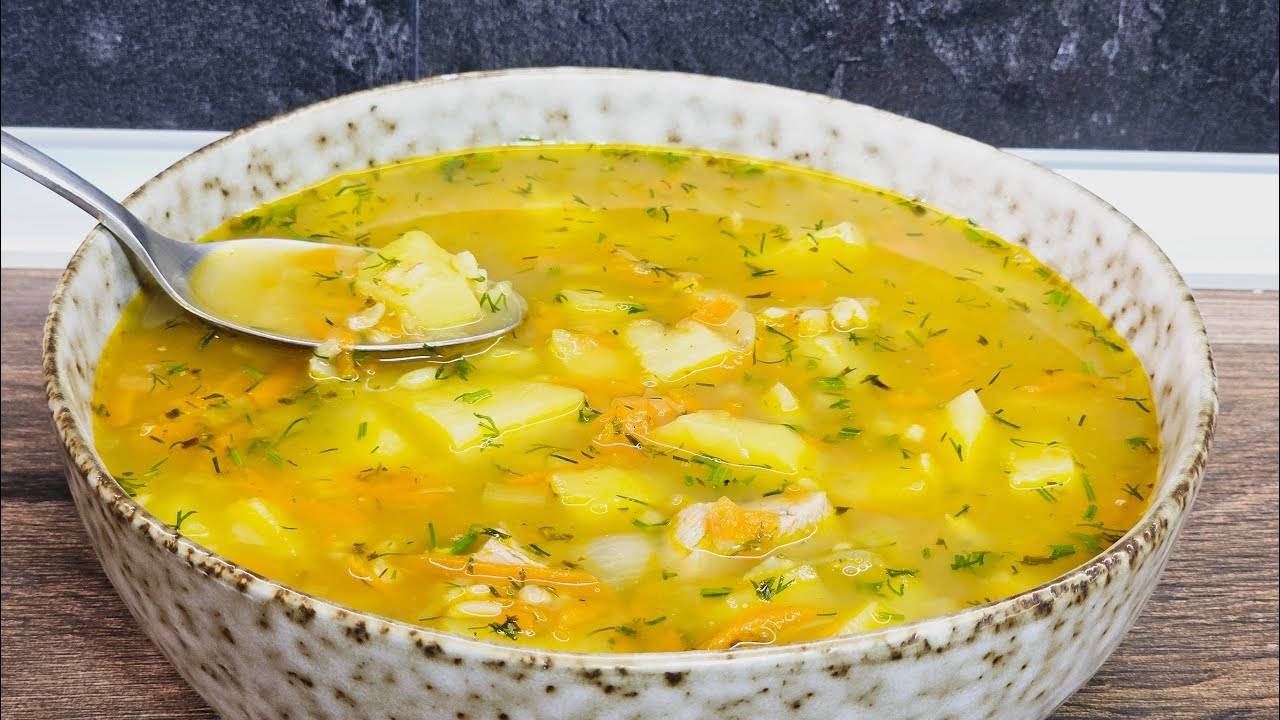 Такой суп съедают за раз и добавки просят. Очень вкусный и простой суп на каждый день. смотреть онлайн