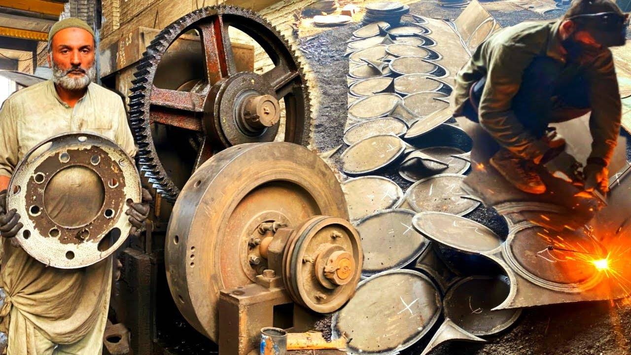 Процесс изготовления ободной пластины для грузовика Из листовой Низкоуглеродистой стали смотреть онлайн