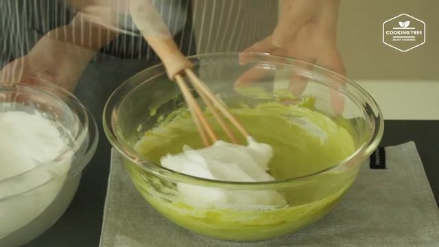 녹차 쉬폰케이크 만들기,말차 시폰케이크:How to make Green tea chiffon cake,Matcha Cake:抹茶シフォンケーキ-Cookingtree쿠킹트리 смотреть онлайн