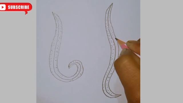 How to draw Ascaris lumbricoids step by step for beginners in a very easy way | Round worm смотреть онлайн