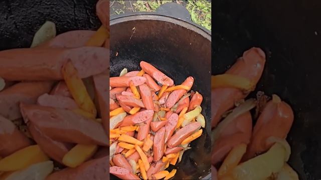 Картошка по охотничьи #влог #рябинаудачи #рецепт #дача смотреть онлайн