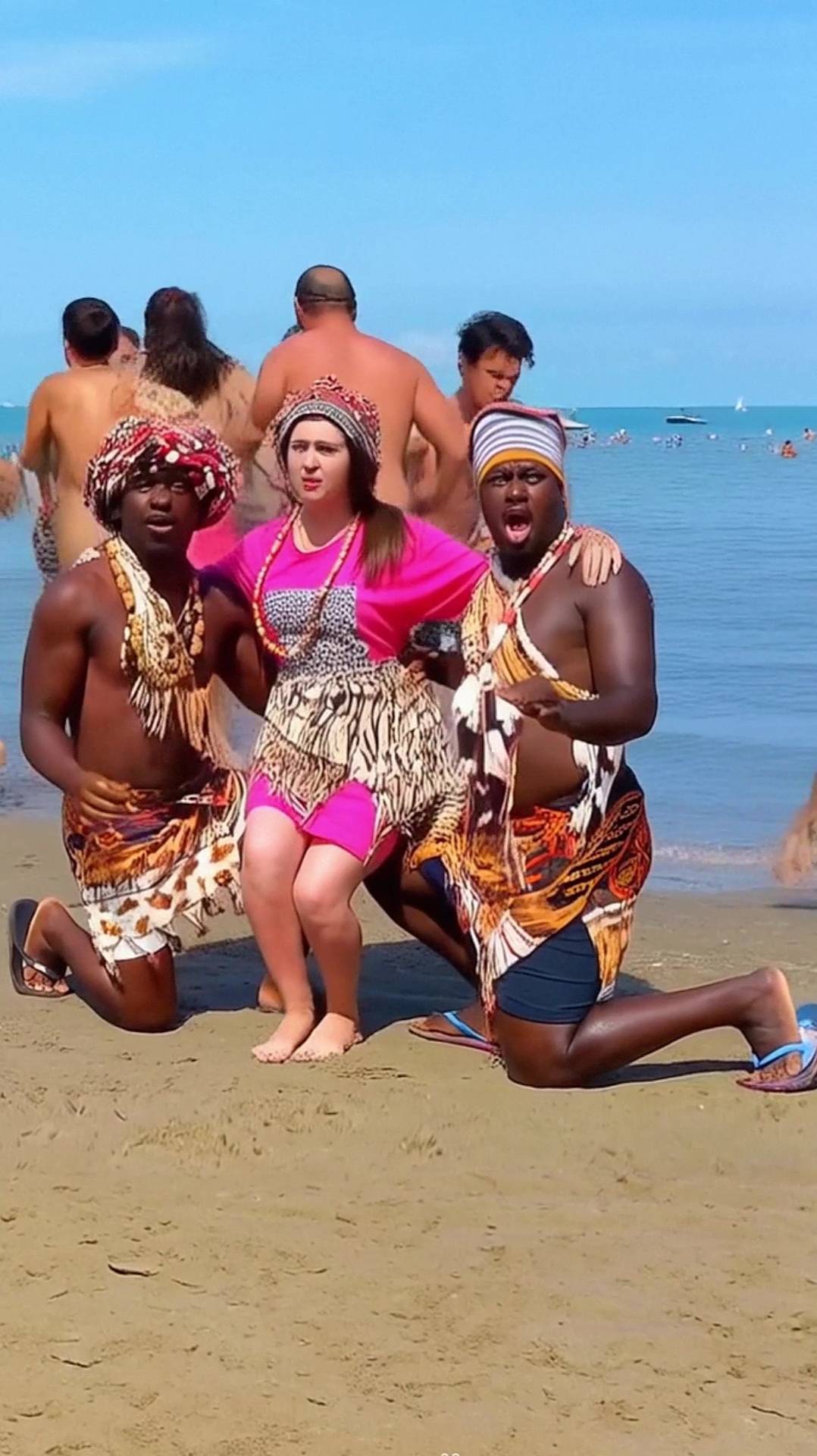 Анапа. Утомленные солнцем🤪 или кипиш на пляже. Просто, смеха ради😬🤣 смотреть онлайн