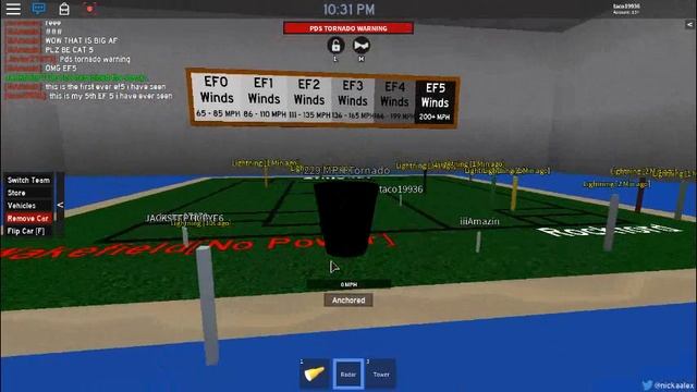 roblox tornado simulator 2 HUGE EF 5 смотреть онлайн