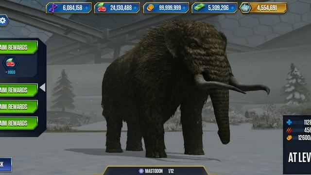 NEW MASTODON.!! at level 40.!! 😯😱 MUST WATCH.!! || Jurassic world the game смотреть онлайн