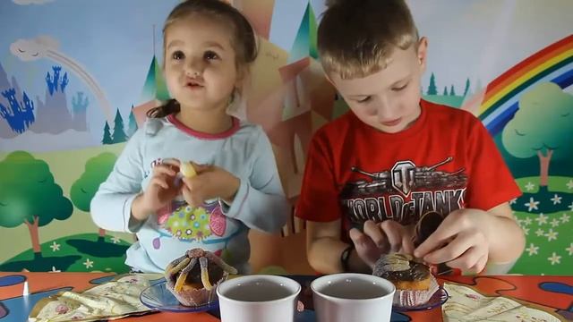 Очень Красивые #Капкейки (Кексы). Украшаем Кексы. Мармеладом Делаем Кексы Осьминожки смотреть онлайн