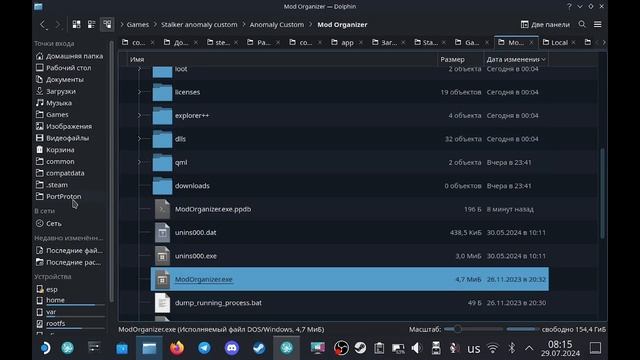 Установка Anomaly Custom на Steam Deck (PortProton)