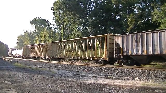 Norfolk Southern 361 SB Manifest Freight in Mableton,Ga 09-02-2014© смотреть онлайн