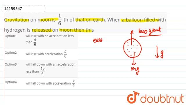 Gravitation on moon is `(1)/(6)` th of that on earth. смотреть онлайн