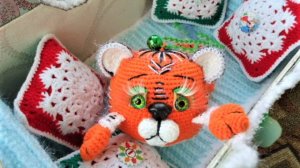 Вязаные игрушки к новогодним праздникам 2022-2023гг.