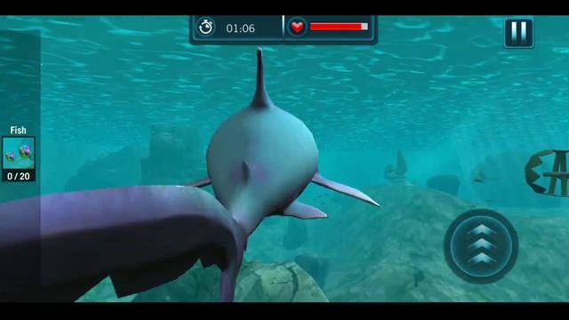 Whale Shark Attack Simulator - Anoride Gameplay HD. (by BigCode Games) смотреть онлайн