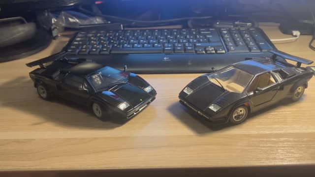 Обзор моделей Lamborghini Countach в масштабе 1/24 от Bburago и Welly смотреть онлайн