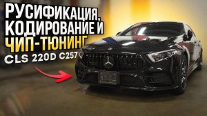 Чип тюнинг, русификация и кодирование Mercedes Benz (Мерседес Бенц) CLS220d (C257) из Японии
