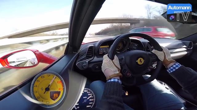 Accélération Ferrari 458 Italia 0-294
