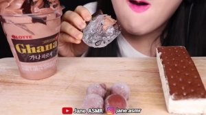 ASMR ICE CREAM PARTY *CHOCOLATE PARFAIT, DIPPIN' DOTS, MAGNUM, ASTRONAUT ICE CREAM 먹방 JANE ASMR 제인