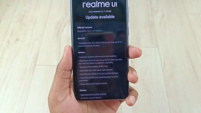 Realme GT 6T Realme UI New August Software Update
