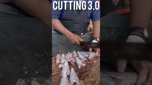 FASTEST SELVAM 🔥 BLACK SPADE FISH | CUTTING AT KASIMEDU #shorts смотреть онлайн