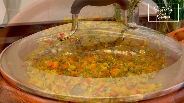 مقيلة الكروفيت و الكلامار من ألذ ما يكون | Shrimp And Calamari Recipe With Bell Peppers смотреть онлайн