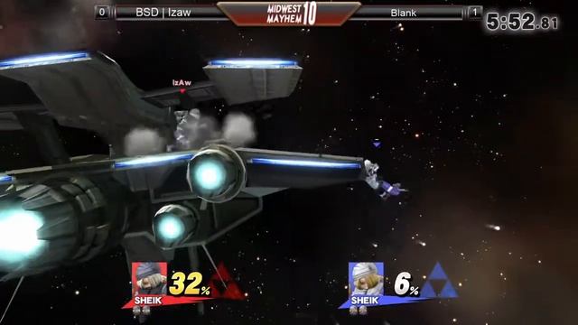 Midwest Mayhem 10 Generation X Losers Quarters: BSD | Izaw (Sheik) vs. Blank (Sheik) смотреть онлайн