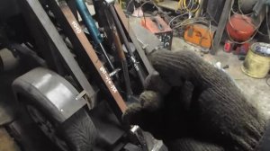 #102 СТРЕЛА, ПОВТОРИТЕЛЬ ковша и РАЗМЕРЫ))))Самодельный мини трактор погрузчик