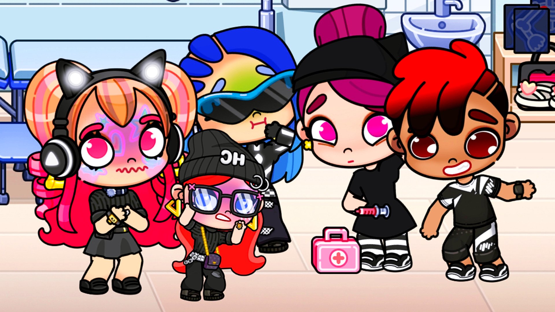 ЧЕЛЛЕНДЖ 24 ЧАСА в ЧЁРНОМ. Аватар ворлд НОВИНКА СМЕШНЫЕ МУЛЬТИКИ 🤣