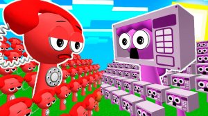 1000 ЛИЛИ МИКРОВОЛНОВКА ПРОТИВ 1000 ЧЕРРИ ТЕЛЕФОН В МАЙНКРАФТ БИТВА СПРУНКОВ