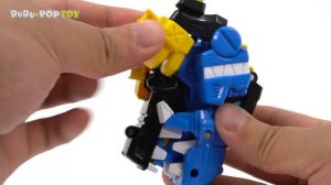 Miniforce Super Dinosaur Power Transhead Tyraka, Tricks, Braka! Go! | DuDuPopTOY