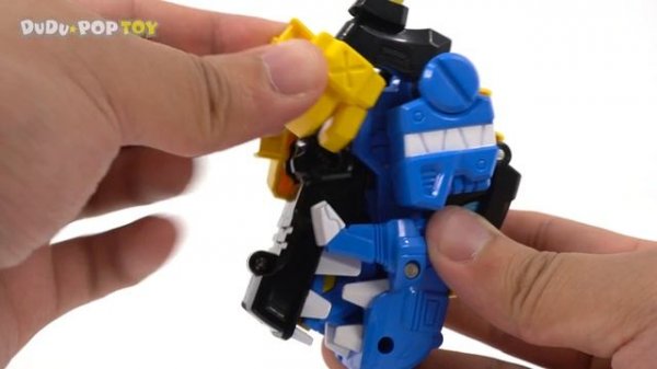 Miniforce Super Dinosaur Power Transhead Tyraka, Tricks, Braka! Go! | DuDuPopTOY