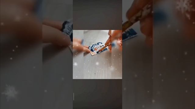 ❄️DIY Новогодние открытки🎄❄️ смотреть онлайн