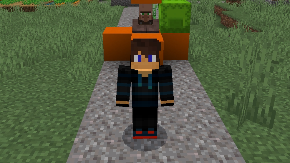 Я подарил жителям подарки в майнкрафт