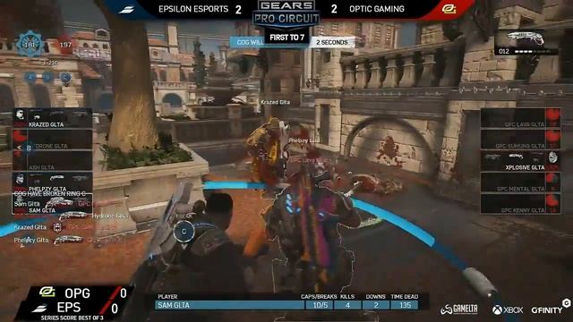 OpTic Gaming vs Epsilon Game 1 Gears Pro Circuit Mexico Open Quarterfinals смотреть онлайн