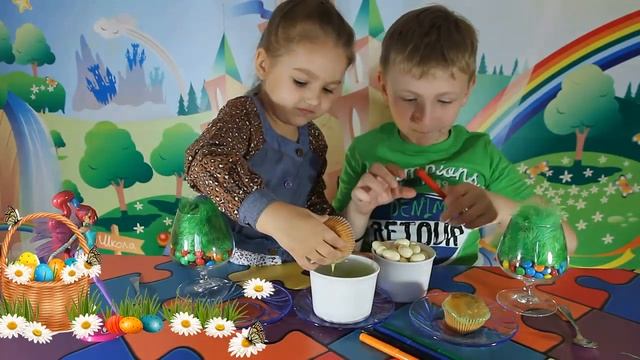 #Вкусно и красиво - Пасхальные #КЕКСЫ. Оригинальный способ сделать и украсить #пасхальныекексы смотреть онлайн