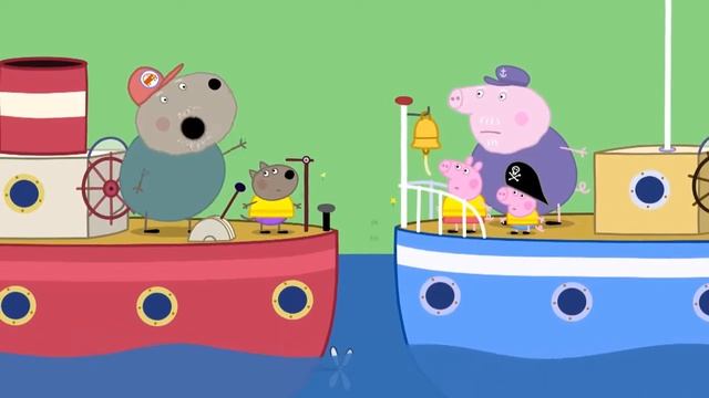 Свинка Пеппа - Бабушка Свинка и Дедушка Свин - Сборник (3 эпизода).mp4 смотреть онлайн