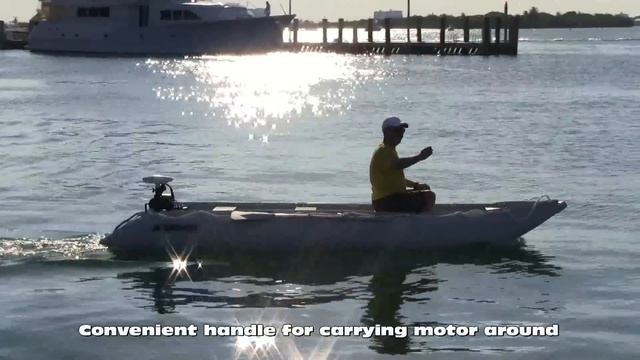Electric Trolling Motor with FOB Remote Control смотреть онлайн