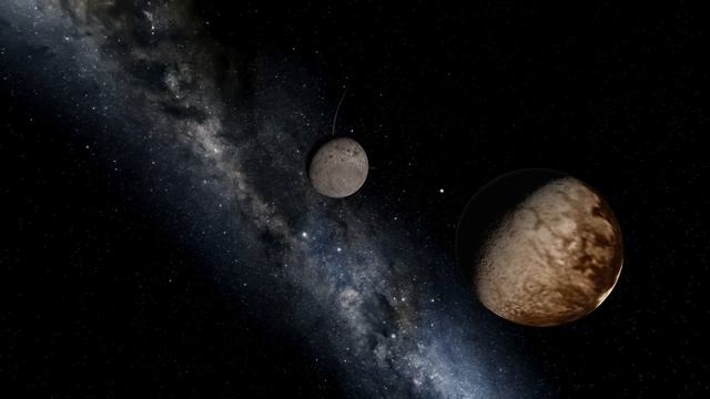 Universe Sandbox 2 - Charon Rocks into Pluto! смотреть онлайн