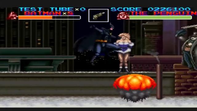 Batman Returns gameplay comentado en español (SNES) -Batman- -Super Nintendo- смотреть онлайн