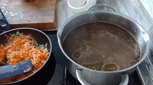 СУП С ЗЕЛЁНОЙ ГРЕЧКОЙ