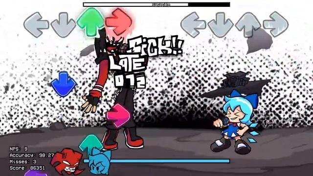 Friday night finkin' vs Agoti as Cirno (+new dialog) смотреть онлайн