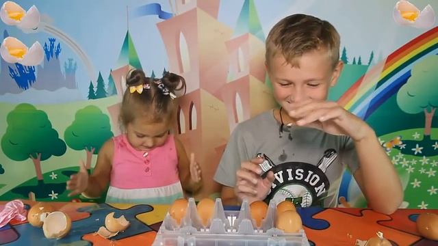 ЧЕЛЛЕНДЖ РУССКАЯ РУЛЕТКА С ЯЙЦАМИ! ВЫЗОВ КАНАЛУ GlebaTube! EGG ROULETTE CHALLENGE смотреть онлайн