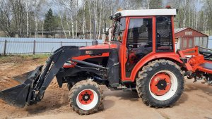 Обзор минитрактора ДФ 244(Мастер-Ярд М244)